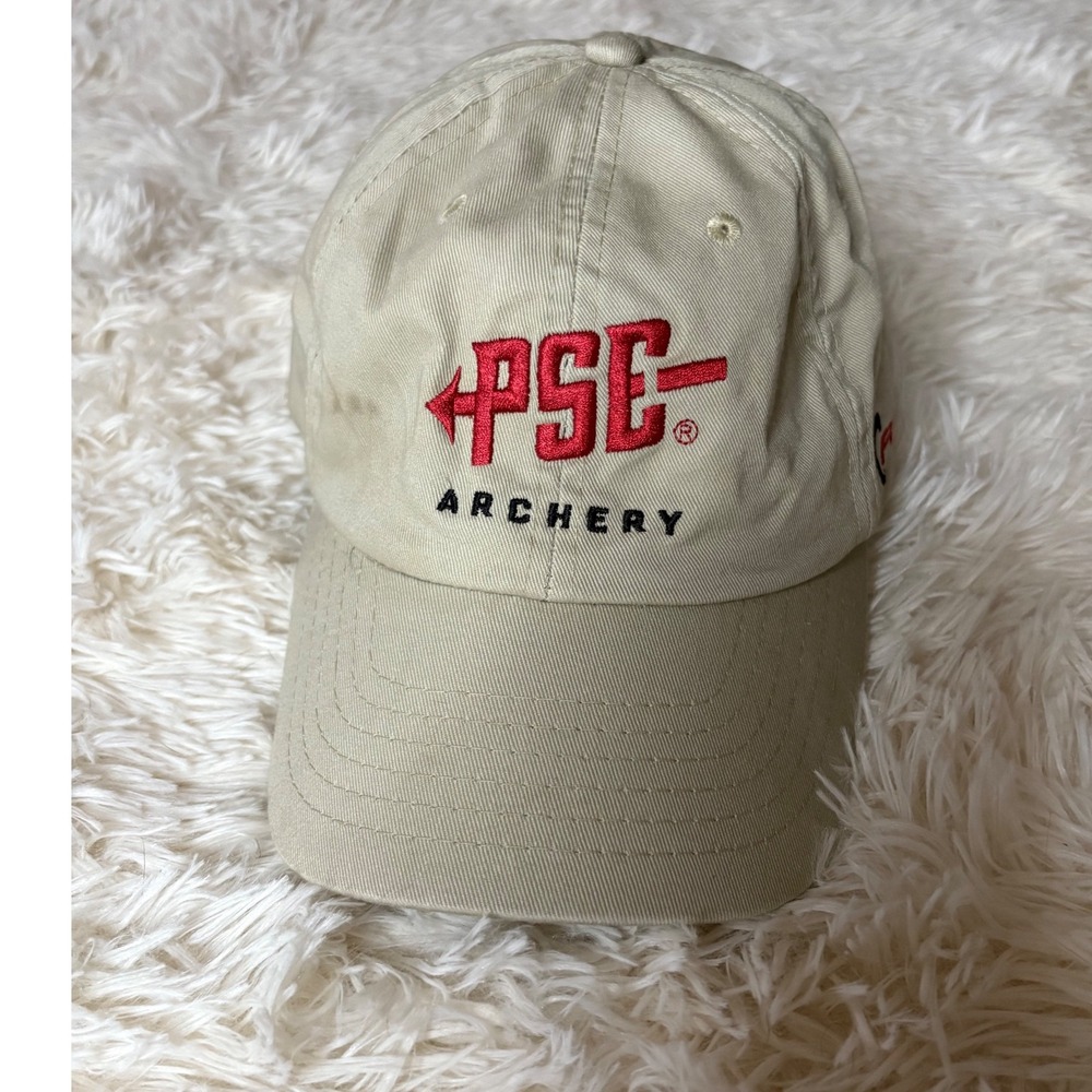 PSE Archery Hat X-Force Speed Never Felt So Good‎ Beige Baseball Cap